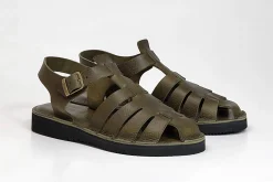 Online D038 Olive Sandals Sandals