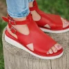 Discount D032 Red Sandals Sandals
