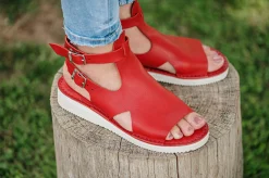 Discount D032 Red Sandals Sandals