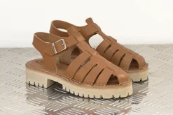 New D038 Tan Sandals Sandals