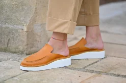 New D159 Yellow Sabot Sandals