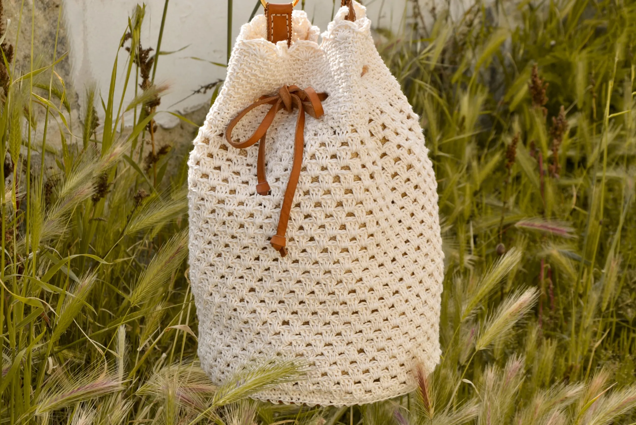 Clearance Crochet Basket Bags